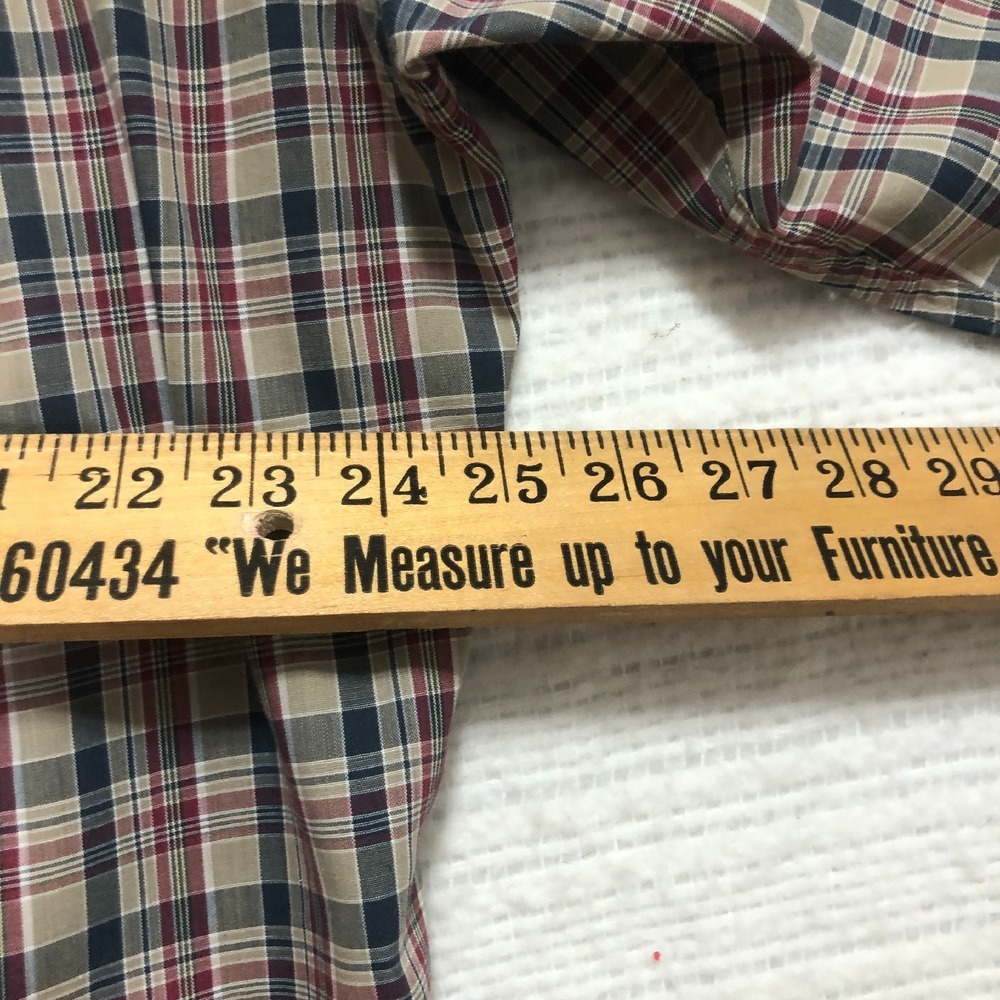 Chaps Ralph Lauren Plaid Button Down Long Sleeve Shirt XL - Picture 7 of 8
